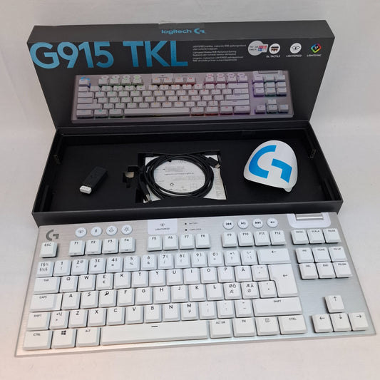 Logitech G915 TKL – Langaton pelinäppäimistö (Lightspeed / RGB)