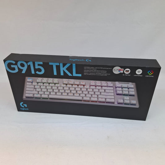 Logitech G915 TKL – Langaton pelinäppäimistö (Lightspeed / RGB)